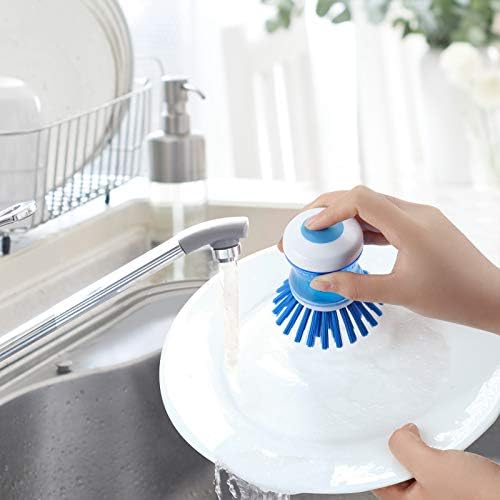 Dish Brush with Soap Dispenser, 2 Pack