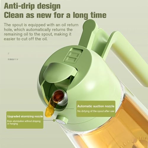 2-in-1 Oil Dispenser and Sprayer, Black1