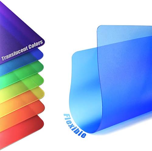 Fotouzy Plastic Cutting Boards for Kitchen, Flexible Cutting Mats Set