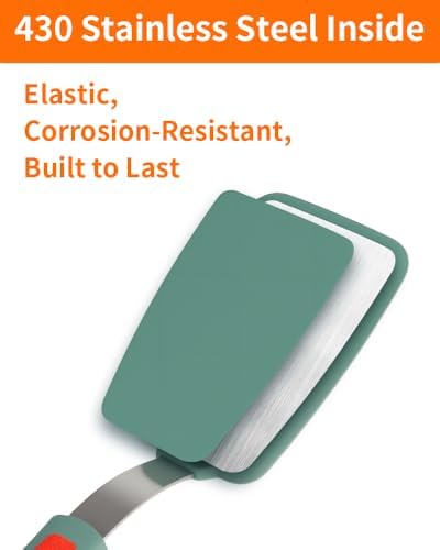 Brigii Silicone Spatula Turner Set, 3-Piece