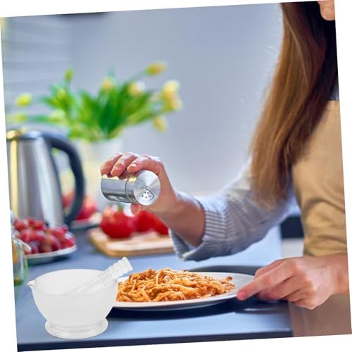 Glass Bowl with Pestle Set, 75ml Laboratory and Kitchen Grinder