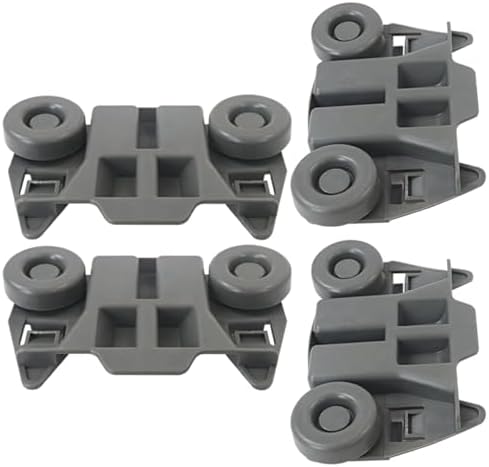 US 2025 4Pack W10195416 Dishwasher Basket W-heels Lower Rack for
