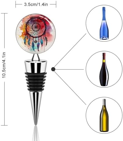 Rainbow Dreamcatche Wine Stopper Vacuum Alloy Wine Bottle Stopper