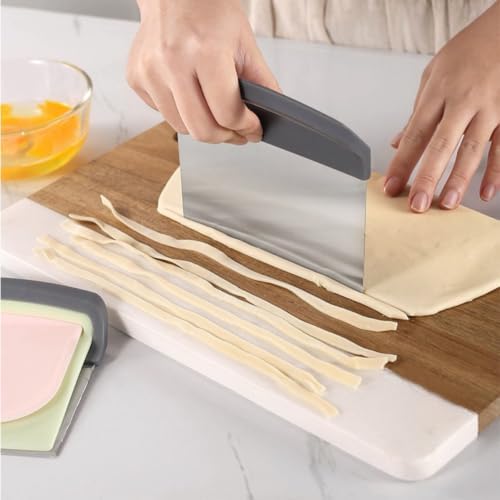 Dough Cutter Scraper with Scale Stainless Steel Multifunctional for