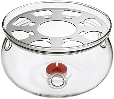 CnGlass Universal Glass Teapot Warmer,Handcrafted with Heat Proof &