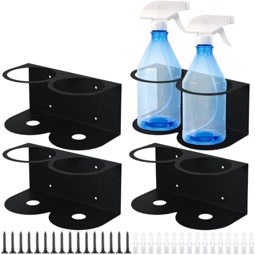 Tandefio 4 Pcs 4 Pcs Spray Bottle Holder Metal Aerosol Bottle Holder