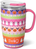 Swig Life 18oz Insulated Travel Mug with Handle & Lid, Trick or Treat