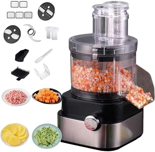 Vegetable Fruit Cutting Machine Food Processor, 600W, 5000Ml