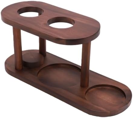 Zerodis Pour Over Coffee Station, Solid Wood Dripper Stand for Stable