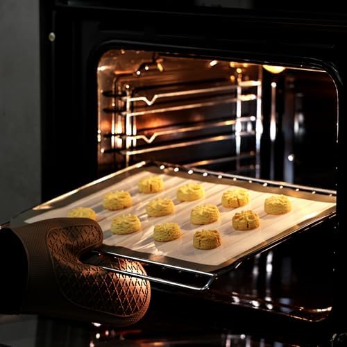 KitchenRaku Silicone Baking Mat Set of 3, Half and Quarter Sheets