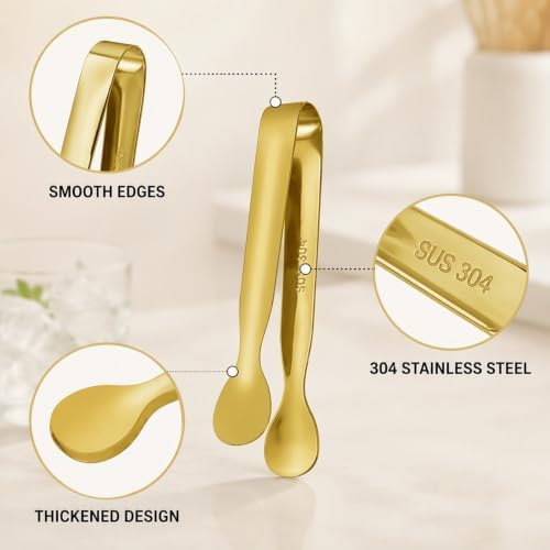 Ice Cream Scoop Set - Ice Tongs - Ice Cream Scoop - Stainless Steel