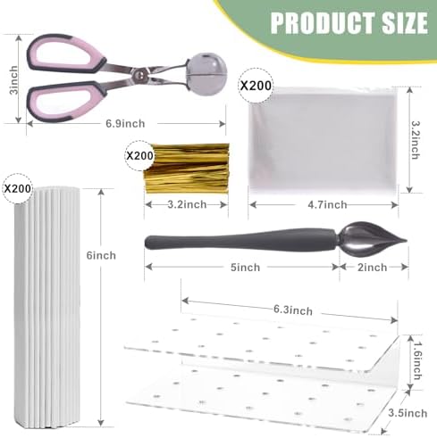 Cake Pop Kit, 200 Sticks, 200 Wrappers