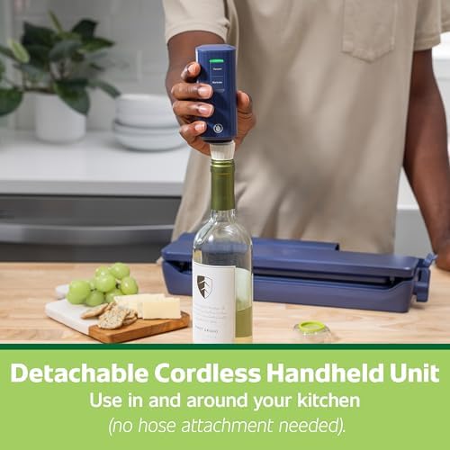 FoodSaver Handheld+ 2-in-1 Vacuum Sealer, Indigo Blue