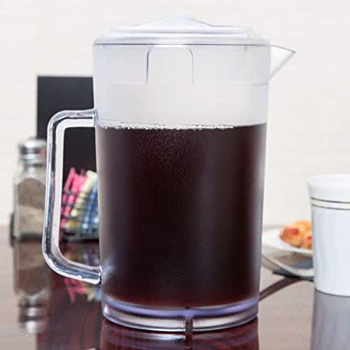 G.E.T. P-3064-1-CL-EC Heavy-Duty Shatterproof Plastic 2 Quart Pitcher - Image 10