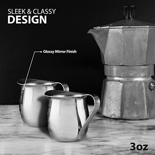 Stainless Steel Bell Creamer Espresso Shot Frothing Pitcher Cup Latte