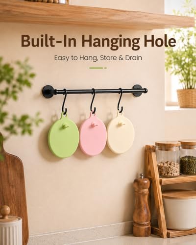 6 Pack Silicone Cup Lids with Straw Hole