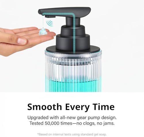 Automatic Touchless Liquid Soap Dispenser Clear Glass
