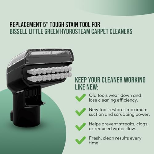 Replacement Tough Stain Tool for Bissell Little Green HydroSteam