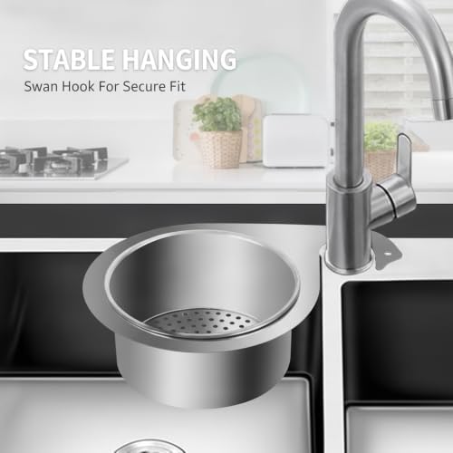 Stainless Steel Swan Sink Strainer Basket