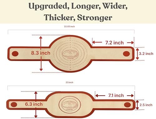 Silicone Bread Sling for Dutch Oven, 2 Pack Reusable Nonstick