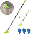 2 in 1 Scrub Cleaning Brush with 37” Extendable Handle