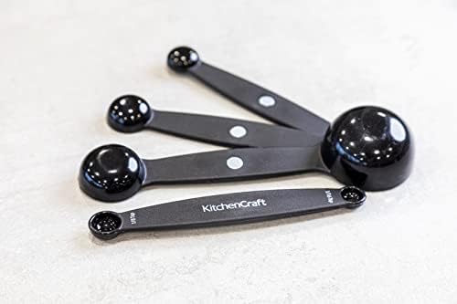 KitchenCraft Magnetic Measuring Spoons Set Stainless Steel Stackable