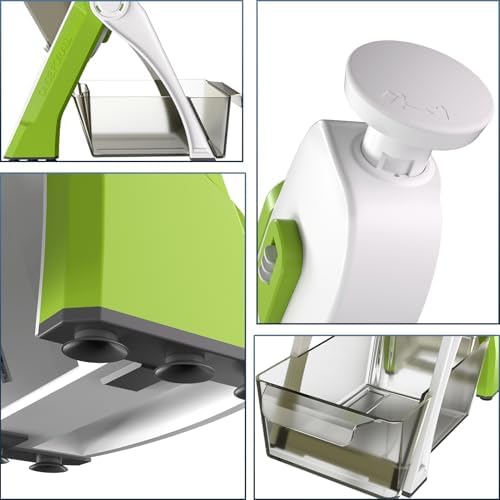 ONCE FOR ALL Safe Mandoline Slicer, Green