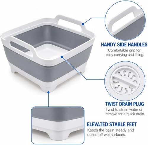 Collapsible Wash Basin, 2.4 Gal (9L)