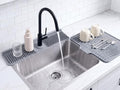 2 Set Silicone Dish Drying Mat with 24'' Faucet Mat for Kitchen