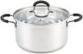 Cook N Home 5 Quart Stainless Steel Small Stock Pot with Lid