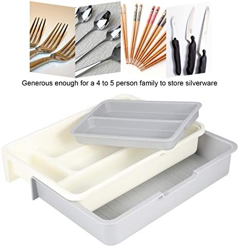 Yosoo Expandable Silverware Drawer Organizer – BPA-Free Plastic