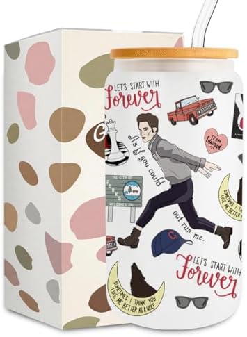 LONGXIN Twilight Merch Edward Movie Inspired Gift Iced Coffee Cup Edw