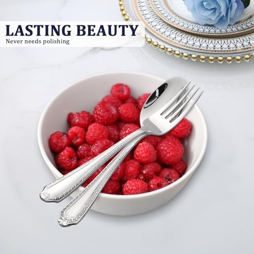 18/10 Silverware Set for 4, 20 Piece Stainless Steel Cutlery Set