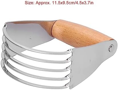 Pastry Blender 5-Blade Stainless Steel, Soft Grip Handle
