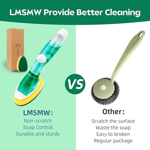 Non-Scratch Dish Wand Sponge Refills, Non-Scratch Dishwand Replacement