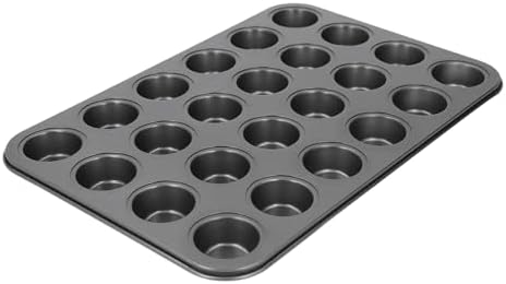 Mini Muffin Pan, Mini Cupcake Pans With 24 Cup Muffin Nonstick Carbon