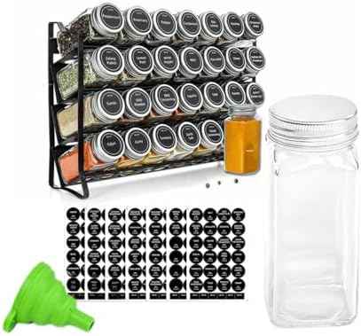 ELITE BAY-Spice Jar Rack Organizer– 4-Tier Organizer 28 Bottles,180