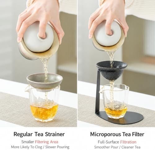 Microporous Ceramic Coffee Filter Porous Pour Over Dripper Stand