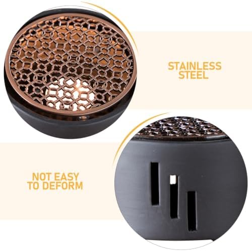 Japanese Metal Teapot Heater Warmer Base Black Steel Tea Warmer with