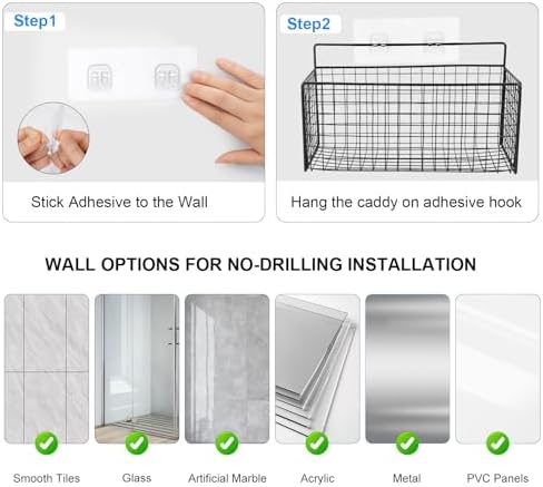 2 Pack Large Adhesive Kitchen Cabinet Door Organizer - Lid Organizer