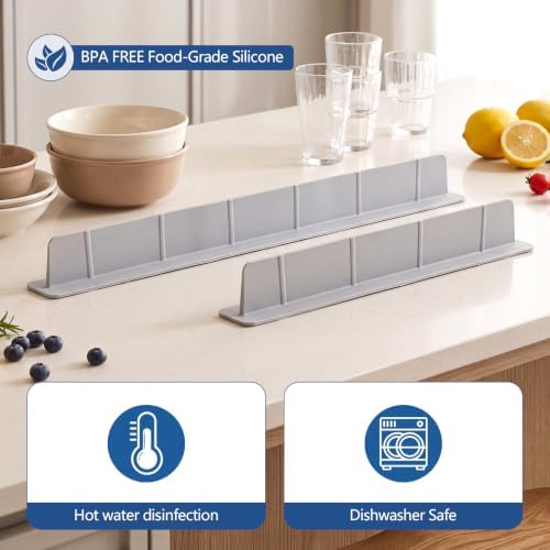 Silicone Water Splash Guard 20” 28" for Sink Front Edge & Behind