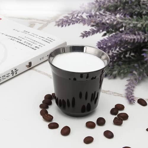 Easyworkz Stainless Steel Espresso Cup 2pcs Set Double Wall Insulated