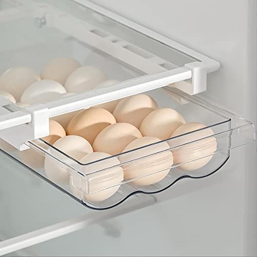 Clear Egg Holder for Refrigerator, Mini Fridge Drawer
