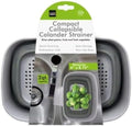 Generic Compact Collapsible Colander Strainer Drainer, 2 Qt