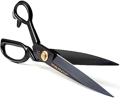 12 Inch Tailor Shears, High Carbon Steel Fabric Scissors for Sewing