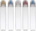 5 Pack Honey Plastic Bottles Mini Squeeze Containers Jars for Sauces