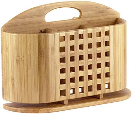 Totally Bamboo "Eco" Utensil, Flatware and Cutlery Drying Caddy for