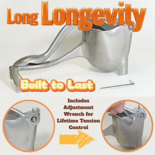 Manual Lemon Squeezer Citrus Press, Metal