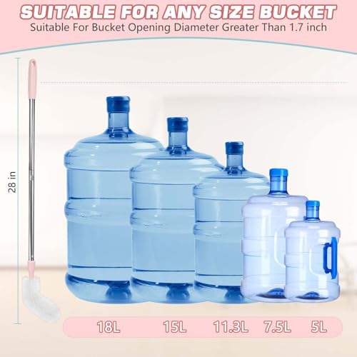 5 Gallon Water Jug Cleaning Brush, Carboy Brush & Bottle Cleaner for