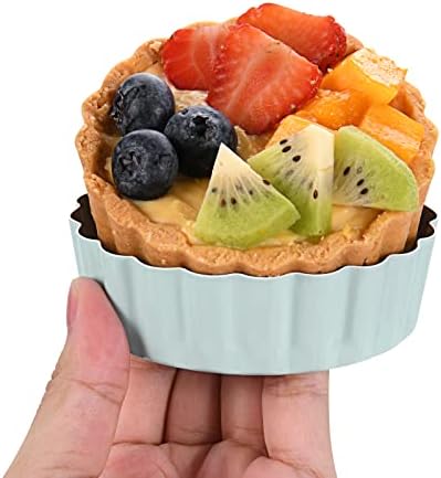 Mini Round Tart Pan with Removable Bottom, Nonstick Mini Pie Pans for